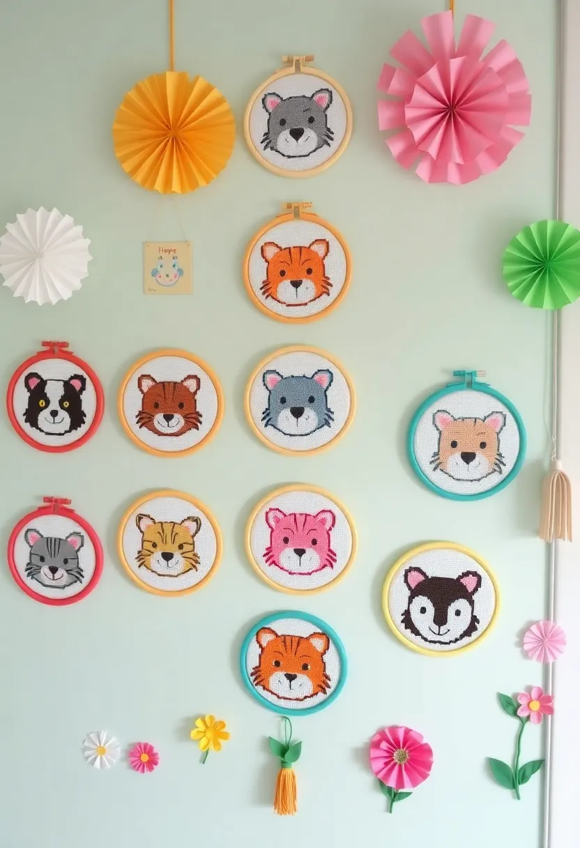 11 Easy Cross Stitch Patterns Perfect for Kids (They’ll Love #3!) - 1. Cute Animal Faces