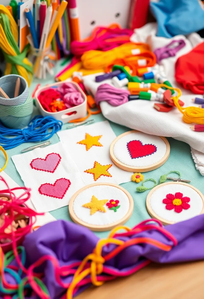 11 Easy Cross Stitch Patterns Perfect for Kids (They’ll Love #3!) - 4. Simple Shapes and Patterns