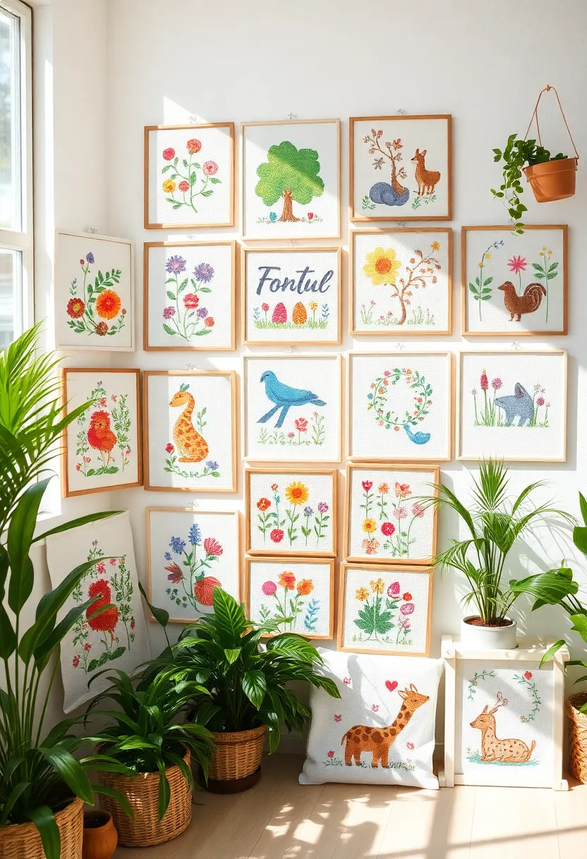 11 Easy Cross Stitch Patterns Perfect for Kids (They’ll Love #3!) - 8. Nature-Inspired Patterns