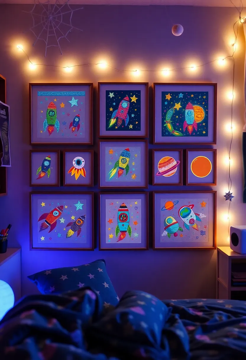 11 Easy Cross Stitch Patterns Perfect for Kids (They’ll Love #3!) - 9. Space-Themed Designs