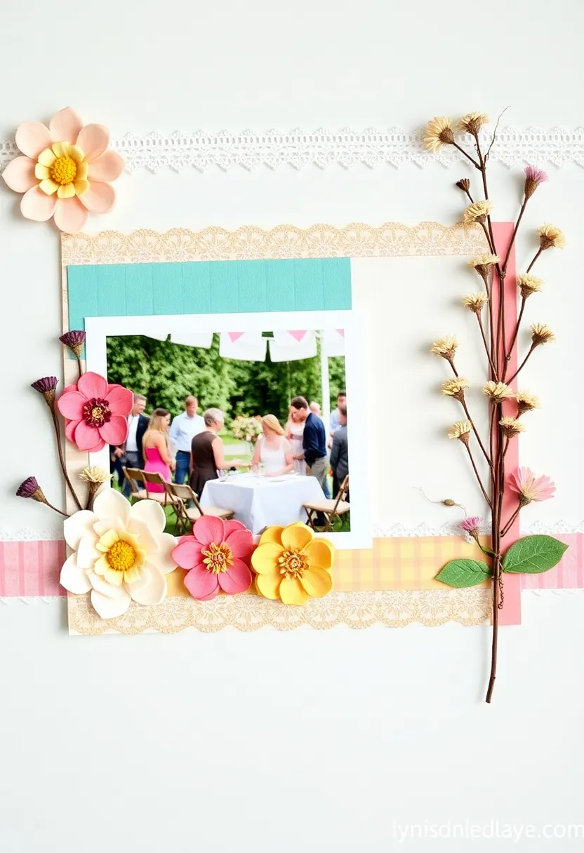 14 Scrapbooking Craft Ideas That'll Help You Cherish Your Memories Forever! - 4. Layering Textures