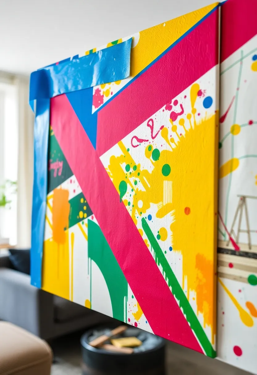 14 Stunning DIY Art Projects That'll Turn Your Walls into a Masterpiece! - 1. Geometric Wall Art