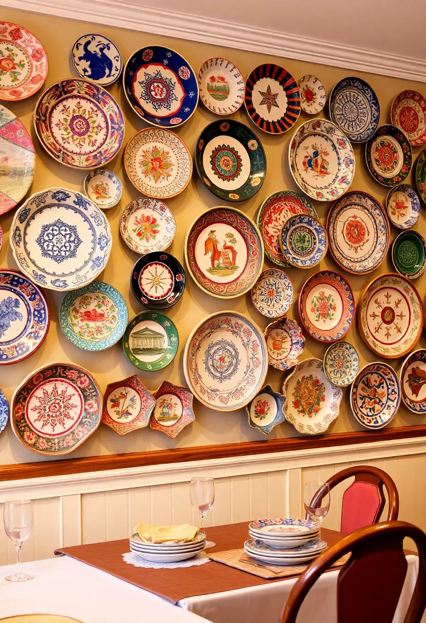 14 Stunning DIY Art Projects That'll Turn Your Walls into a Masterpiece! - 10. Vintage Plate Wall Art