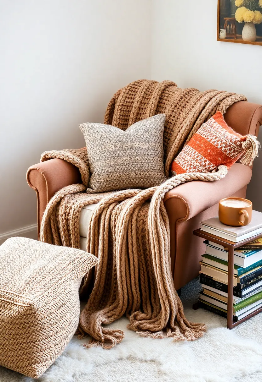 15 Cozy Winter Decor Ideas That'll Make Your Home Feel Like a Warm Hug! - 1. Layered Textiles for Ultimate Comfort