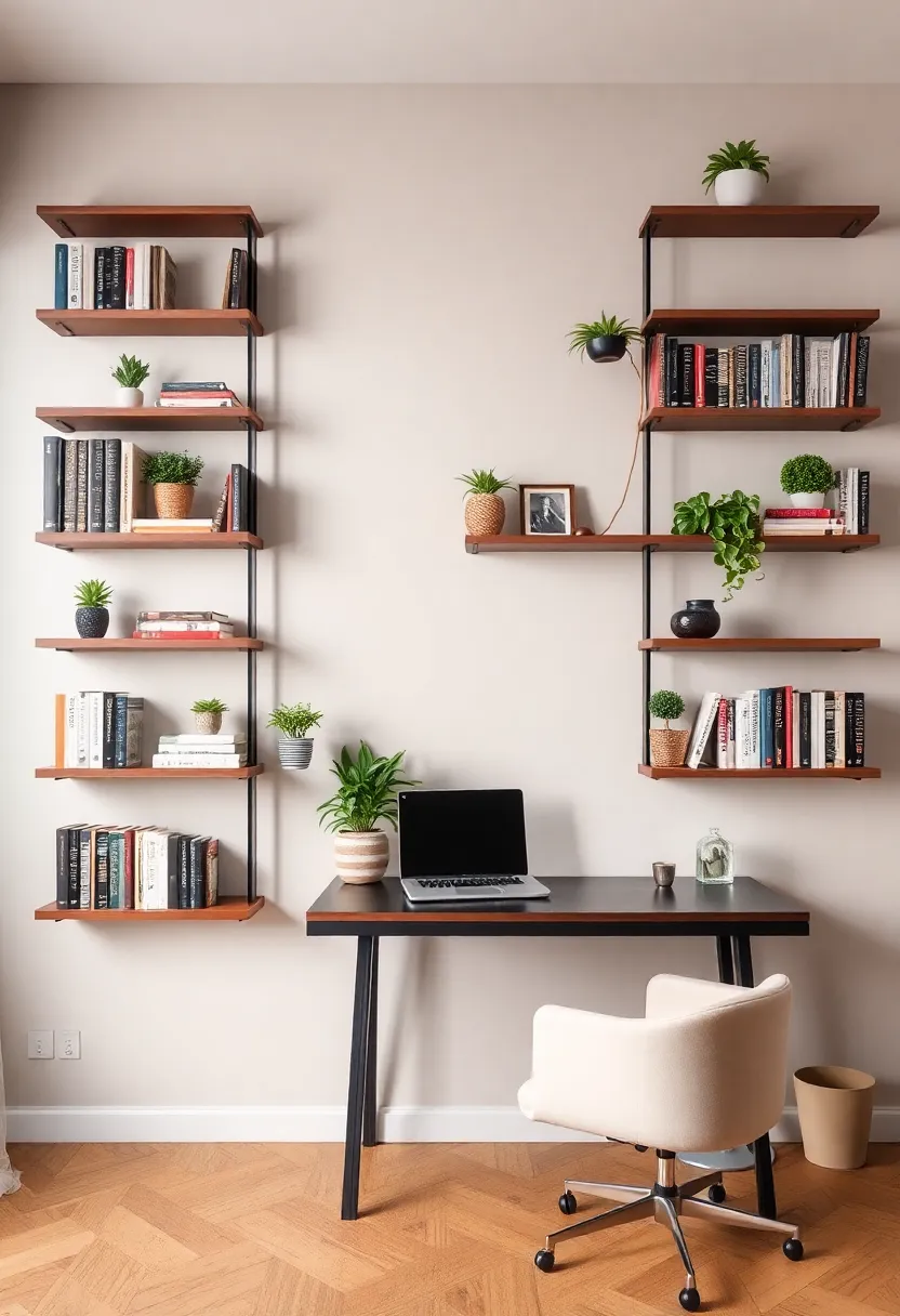 15 Statement Wall Ideas That'll Have Your Guests Talking (You Won't Believe #7!) - 12. Floating Shelves