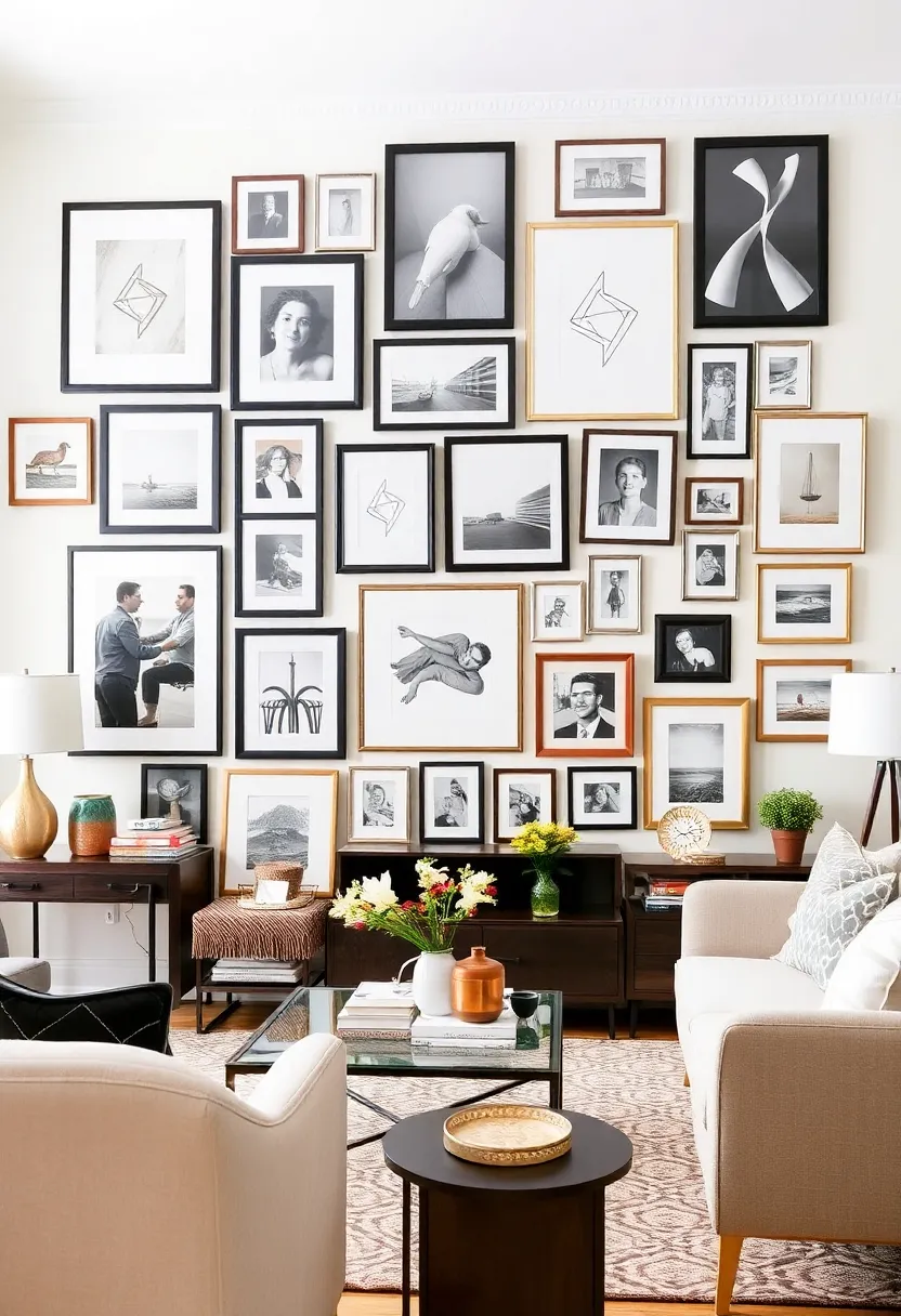 15 Statement Wall Ideas That'll Have Your Guests Talking (You Won't Believe #7!) - 6. Gallery Wall of Memories