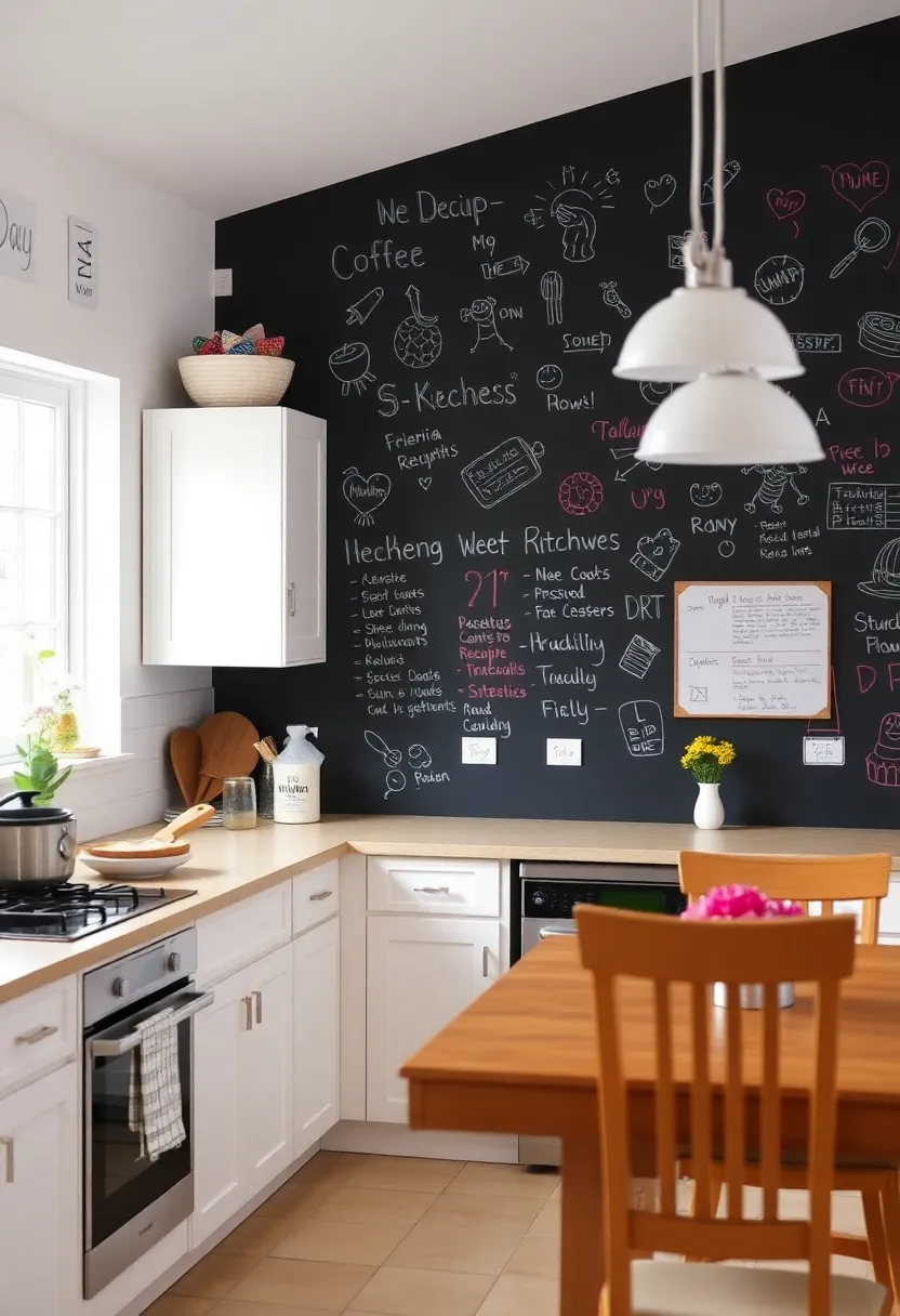 15 Statement Wall Ideas That'll Have Your Guests Talking (You Won't Believe #7!) - 8. Chalkboard Walls