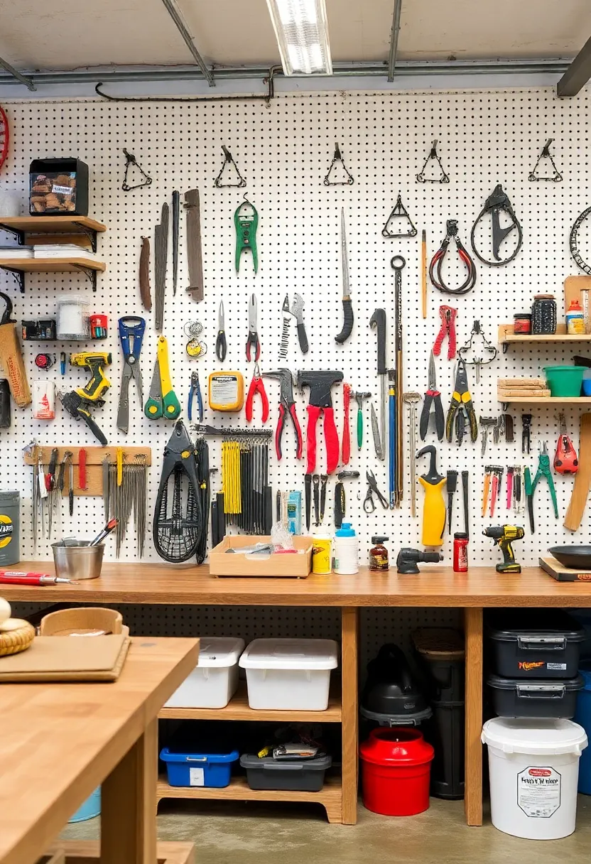 19 DIY Organization Hacks That'll Declutter Your Home in No Time (#15 Is Genius!) - 8. Pegboard Wall Organizer