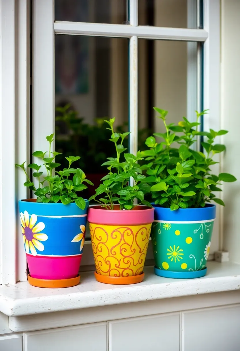 20 DIY Craft Ideas That Will Elevate Your Home Decor Game Instantly! - 4. Painted Terracotta Pots