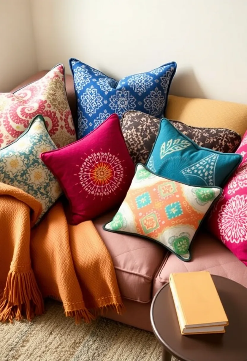 20 DIY Craft Ideas That Will Elevate Your Home Decor Game Instantly! - 7. Decorative Throw Pillows