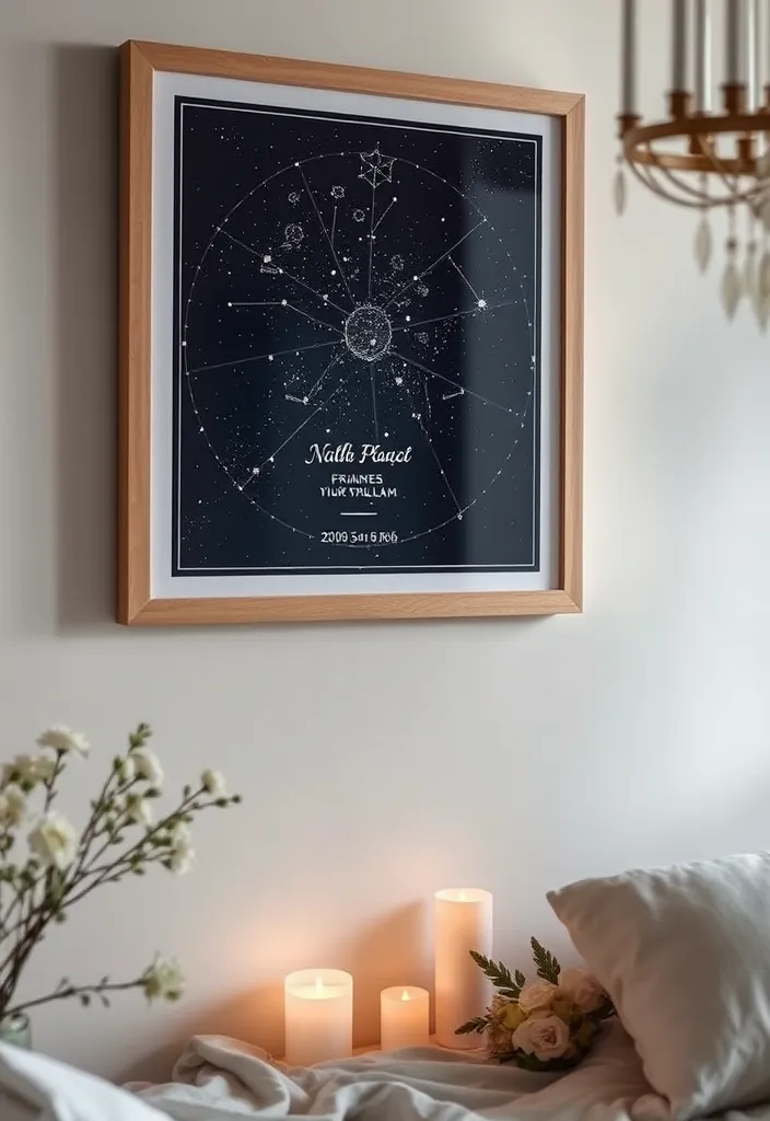 21 Heartfelt DIY Valentine Gifts That Will Melt Their Heart (You Won't Believe #13!) - 13. Custom Star Map