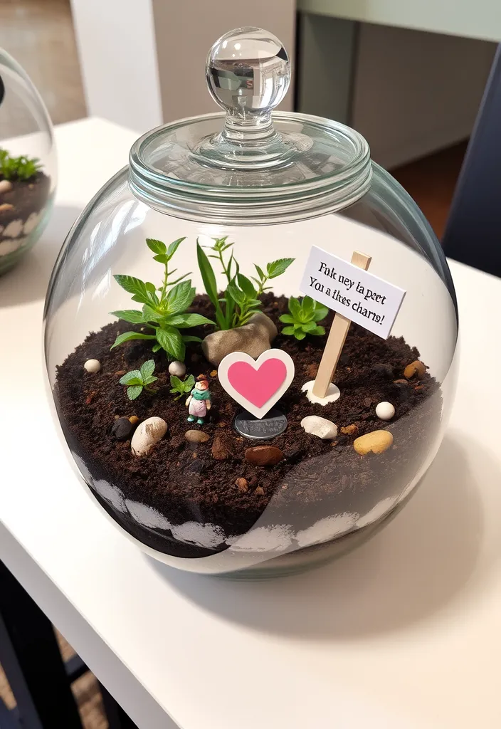 21 Heartfelt DIY Valentine Gifts That Will Melt Their Heart (You Won't Believe #13!) - 14. DIY Terrarium