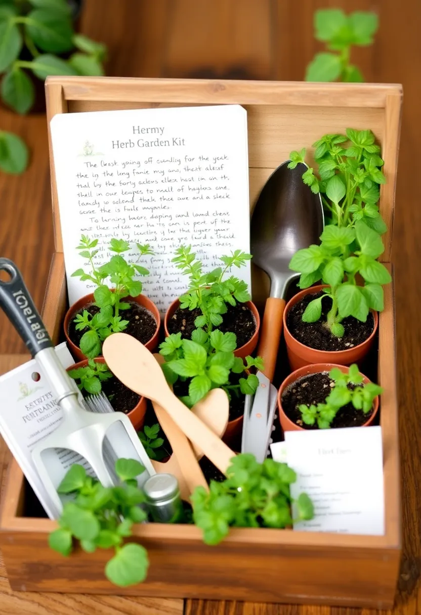 25 Heart-Melting Handmade Gifts for Your Boyfriend That He'll Adore! - 11. Handmade Herb Garden Kit