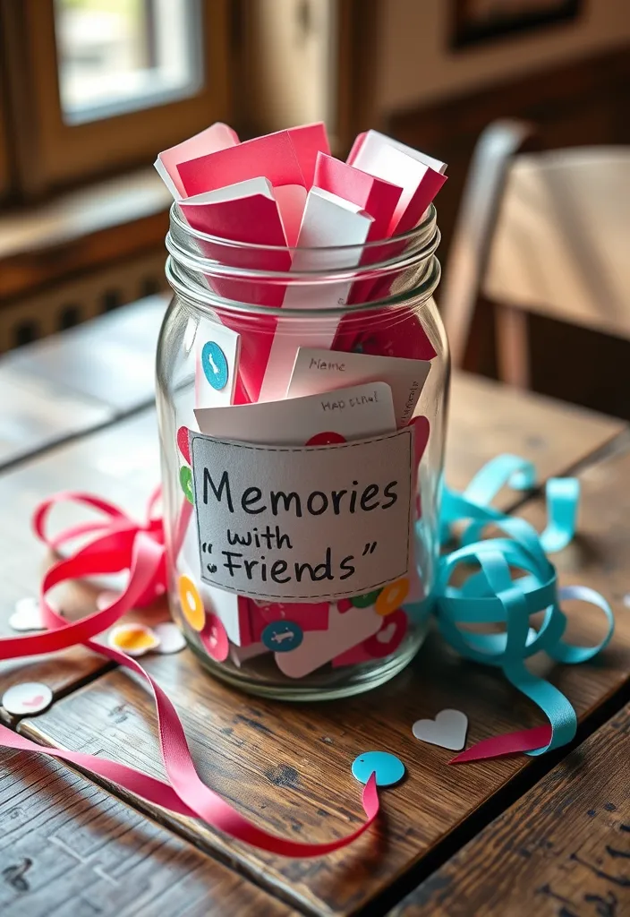 25 Heartfelt DIY Gift Ideas for Your Best Friend (You'll Want to Make #12 Right Now!) - 2. Memory Jar