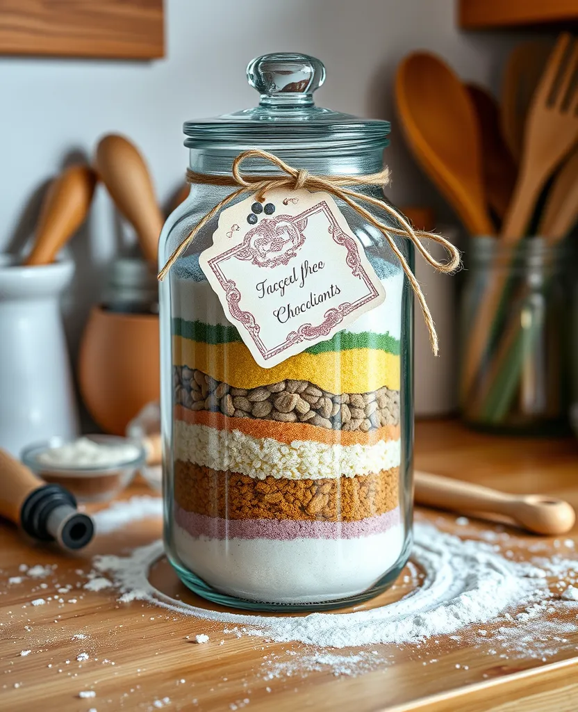 25 Heartfelt DIY Gift Ideas for Your Best Friend (You'll Want to Make #12 Right Now!) - 7. Recipe Jar with Dry Ingredients