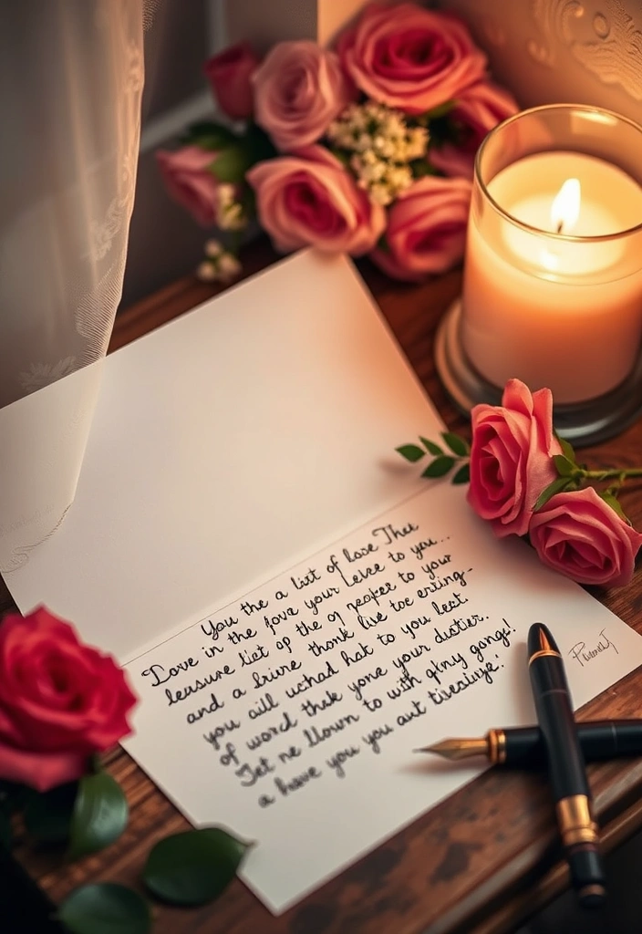 25 Romantic Valentine Gifts That Will Make Your Heart Skip a Beat (You Won't Believe #7!) - 5. Handwritten Love Letters