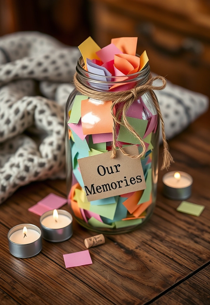 25 Romantic Valentine Gifts That Will Make Your Heart Skip a Beat (You Won't Believe #7!) - 8. Memory Jar