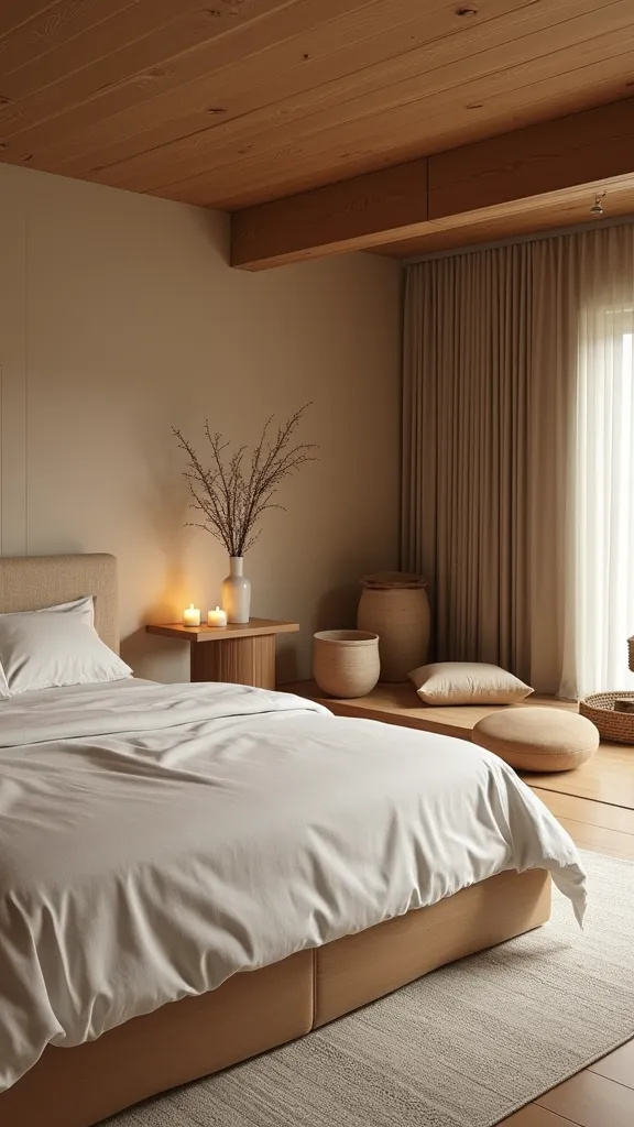 25 Stunning Bedroom Decor Ideas That Will Make You Want to Redecorate Today! - 11. Zen Sanctuary