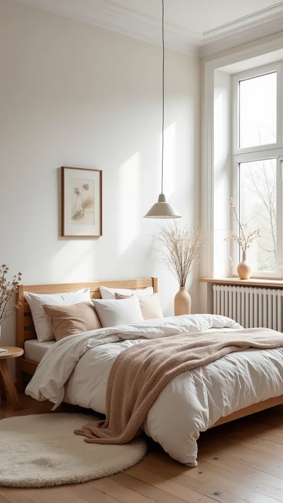 25 Stunning Bedroom Decor Ideas That Will Make You Want to Redecorate Today! - 7. Scandinavian Simplicity