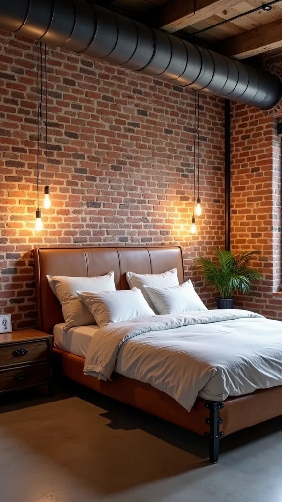 25 Stunning Bedroom Decor Ideas That Will Make You Want to Redecorate Today! - 8. Industrial Edge