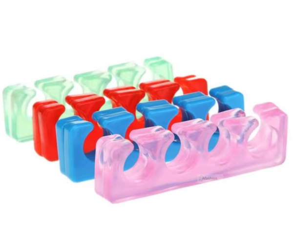 2PCS Silicone Nail Toe Separators