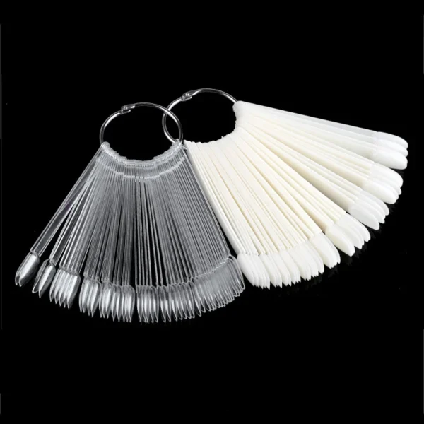 50Pcs Nail Swatch Sticks with Ring - Image 2