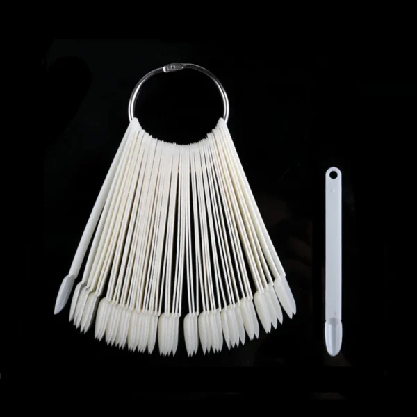 50Pcs Nail Swatch Sticks with Ring - Image 5