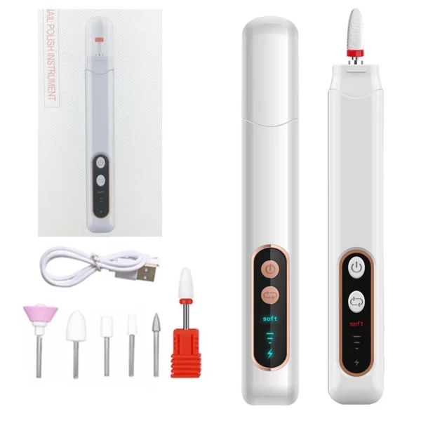 6-in-1 Cordless Electric Nail File Set - Image 2