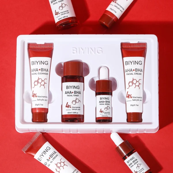 AHA+BHA Skin Care Set – 4-Piece - Image 5