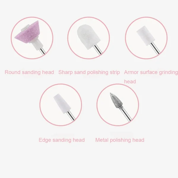 6-in-1 Cordless Electric Nail File Set - Image 4