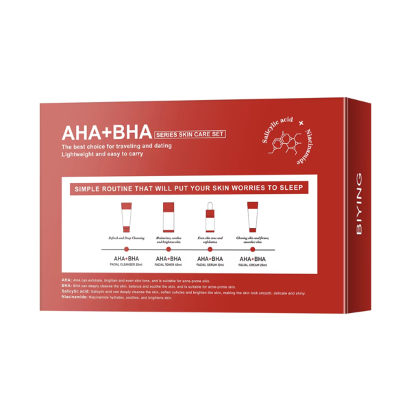 AHA+BHA Skin Care Set – 4-Piece