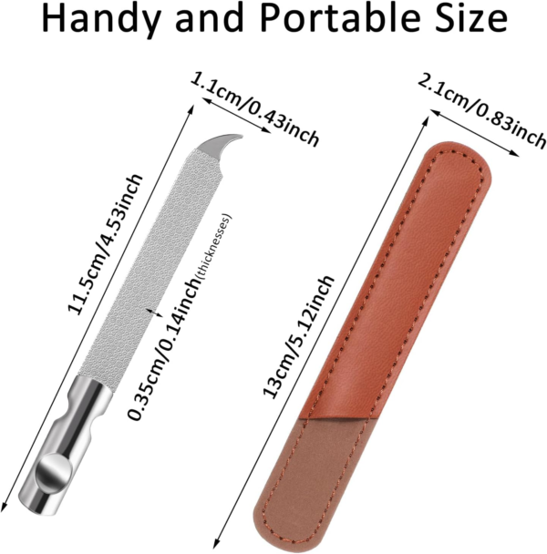 Stainless Steel Metal Nail File - Image 2